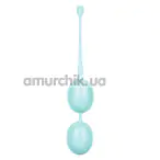 Вагінальні кульки Calextics Weighted Kegel Balls, блакитні - Фото №1