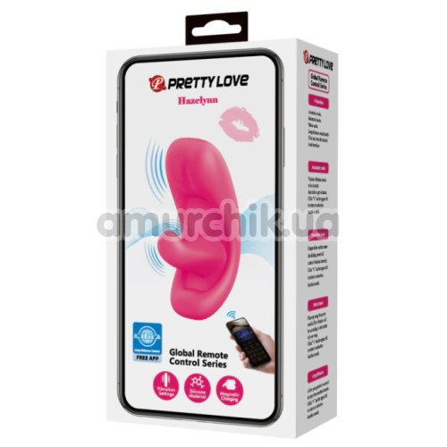 Вибратор для точки G и клитора Pretty Love Hazelynn, розовый