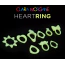 Ерекційне кільце Clara Morgane Jouet Sexuel Heart Ring, світиться в темряві - Фото №8