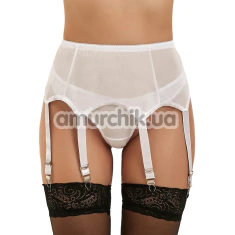 Комплект Star Night Garter Panty, белый: пояс для чулок + трусики-стринги - Фото №1