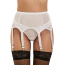 Комплект Star Night Garter Panty, білий: пояс для панчіх + трусики-стрінги - Фото №1