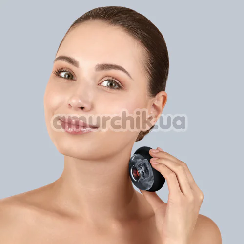 Ультразвуковий масажер для обличчя та тіла Geske Sonic Cool & Warm Face and Body Massager 9 in 1, чорний