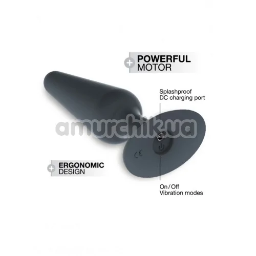 Анальная пробка с вибрацией Dorcel Best Vibe Plug M, черная