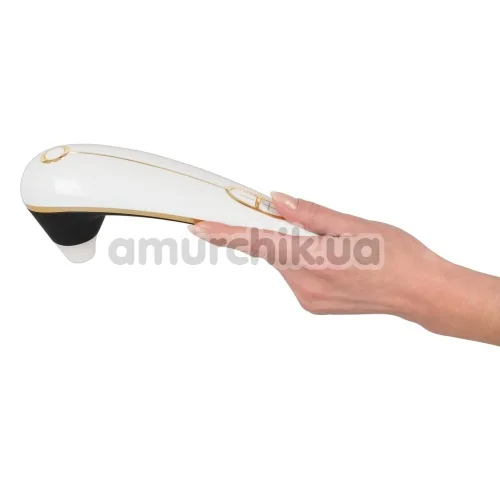 Симулятор орального секса для женщин Womanizer +Size, черно-белый