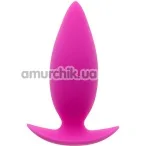Анальная пробка Bootyful Silicone Unisex Small, розовая - Фото №1
