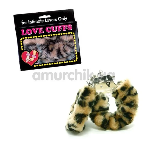 Наручники Love Cuffs леопардовые