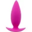 Анальная пробка Bootyful Silicone Unisex Small, розовая - Фото №1