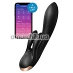 Вибратор Satisfyer Double Flex, черный - Фото №1