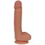 Фаллоимитатор Thinz 7 Inch Slim Dong W/Balls Vanilla, телесный - Фото №1
