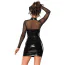 Сукня Guilty Pleasure Datex and Mesh Long Sleeve Dress, чорна - Фото №3