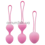 Набор вагинальных шариков S Pleasures Premium Trio Kegel Trainer, розовый - Фото №1