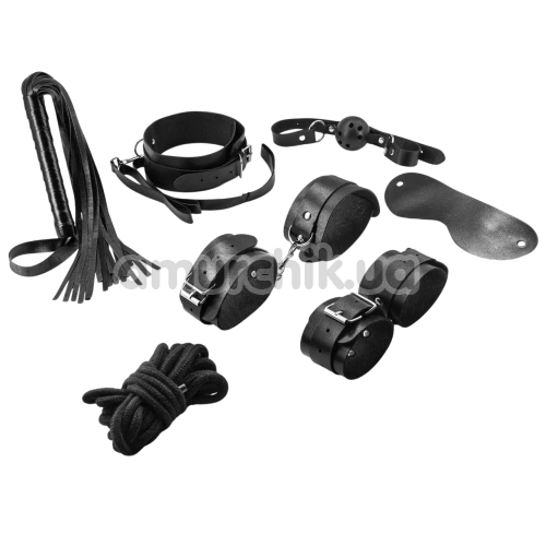 Бондажний набір Crushious Punisher, чорний - Фото №1