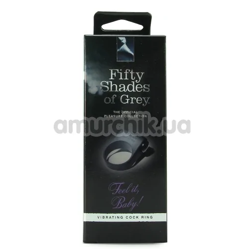 Виброкольцо Fifty Shades of Grey Feel It Babe, черное