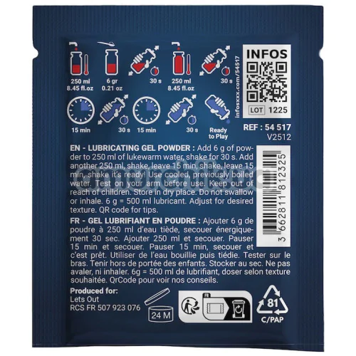 Порошок для приготовления лубриканта для фистинга Fuck & Fist FF Powder, 6 г