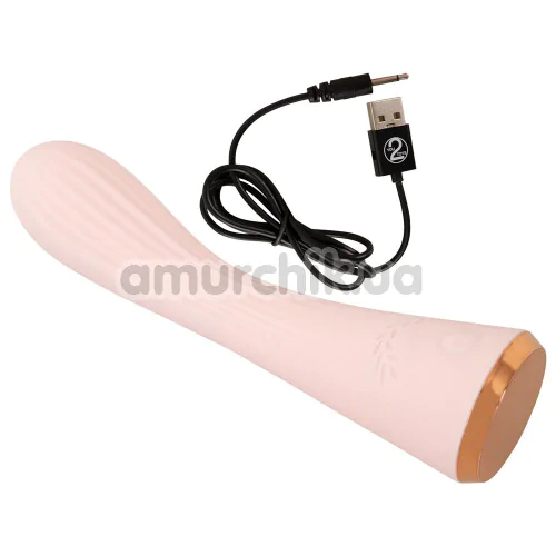 Вибратор для точки G Super Soft Double Layer Silicone G-Spot Vibrator, розовый
