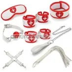 Бондажный набор sLash Nurse Bondage Set, белый - Фото №1