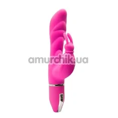 Вибратор Purrfect Silicone Deluxe Duo Vibe, розовый - Фото №1