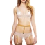 Набор подтяжек Bijoux Indiscrets Maze Suspender Belt For Underwear And Stockings, коричневый - Фото №1