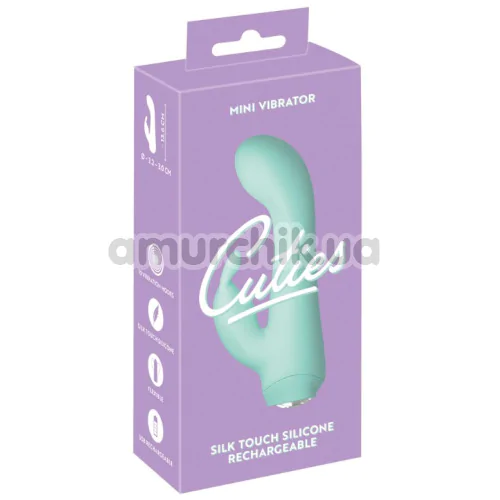 Вібратор Mini Vibrator Cuties 5402468, бірюзовий