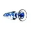 Анальна пробка Gildo Handmade Glass Buttplug No.23, блакитна - Фото №2