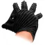 Перчатка для мастурбации Fist It Silicone Masturbation Glove - ребристая с пупырышками, черная - Фото №1