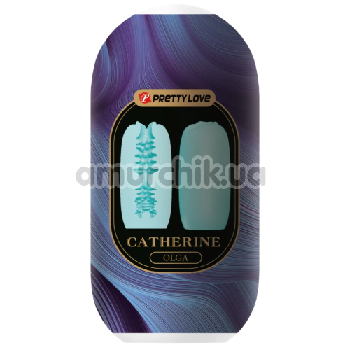 Мастурбатор Pretty Love Catherine Olga, бірюзовий
