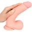 Фаллоимитатор Medical Silicone Dildo 20 см прямой, телесный - Фото №5