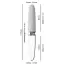 Вибратор Liaison Straight LED Vibrator, белый - Фото №6