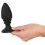 Анальна пробка Soft Touch Silicone Anal Plug, чорна - Фото №4