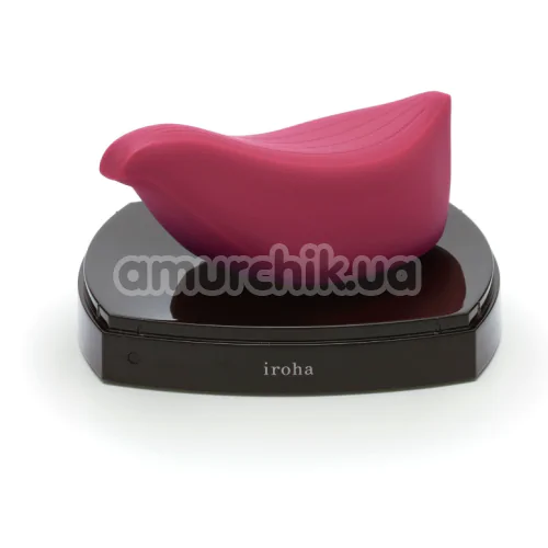 Клиторальный вибратор Tenga Iroha + Tori, бордовый