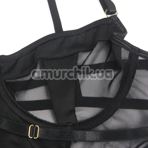 Боді Star Night Going Out Mesh Teddy, чорне