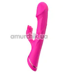 Вібратор Boss Series Rabbit Vibrator Rubberco, рожевий - Фото №1