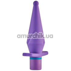 Анальная пробка с вибрацией Love Signal Tingling Touch, фиолетовая - Фото №1