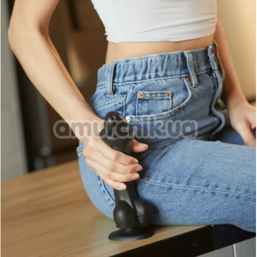 Фаллоимитатор Strap-On-Me Sliding Skin Realistic Dildo M, черный