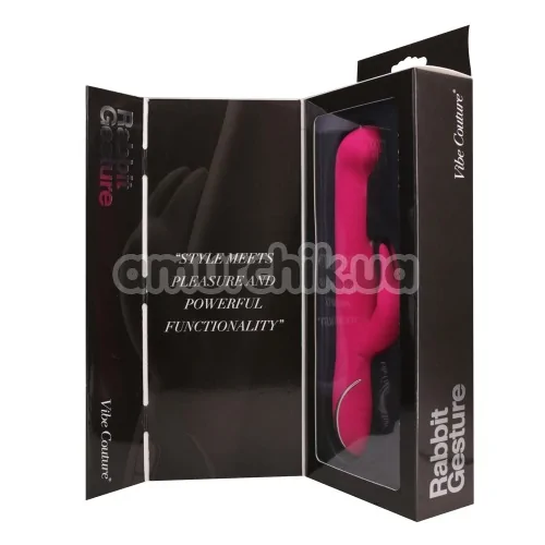 Вибратор Vibe Couture Rabbit Gesture, розовый