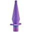 Анальна пробка з вібрацією Love Signal Tingling Touch, фіолетова - Фото №1