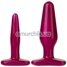 Набор анальных пробок Radiant Gems Anal Trainer Kit 2 шт, розовый - Фото №1