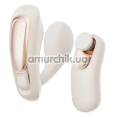 Вібратор для клітора та точки G Qingnan No.6 Wireless Control Wearable Vibrator, білий - Фото №1