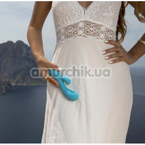Вібратор Cala Azul Martina Rabbit Vibrator, блакитний