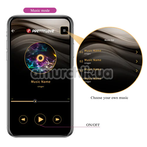 Вібратор для клітора і точки G Pretty Love Franz, фіолетовий