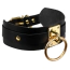Ошейник с поводком Kinky Diva Collar Me! O-Ring Collar + Luxury Leash, черный - Фото №2