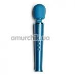 Универсальный вибромассажер Le Wand Petite Rechargeable Vibrating Massager, голубой - Фото №1