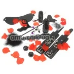 Набор из 10 игрушек Amazing Pleasure Sex Toy Kit, черный - Фото №1