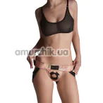 Трусики для страпона Strap-On-Me Curious Harness Holographic, рожеві - Фото №1
