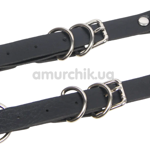 Портупея Star Night Bondage Bra With Silver Chains, черная