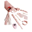Бондажний набір з електростимуляцією Roomfun Bondage Gear With Massager, рожевий - Фото №14