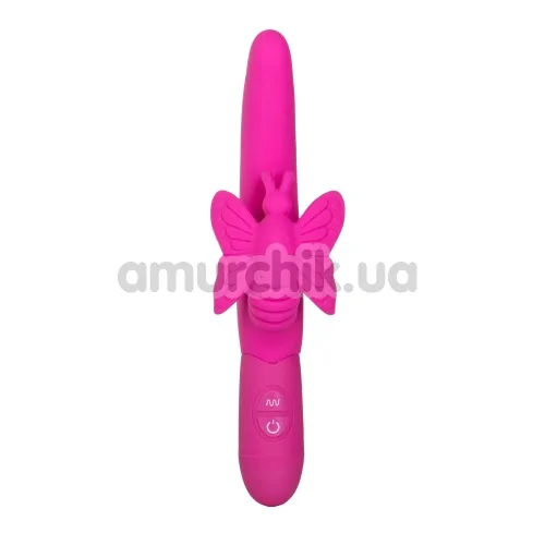 Вибратор Posh 10-Function Silicone Fluttering Butterfly, розовый