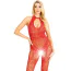 Комбинезон Leg Avenue Lace and Net Bodystocking, красный - Фото №5
