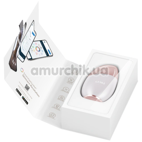 Массажер для глаз и лица Geske Cool & Warm Eye and Face Massager 7 in 1, кремовый