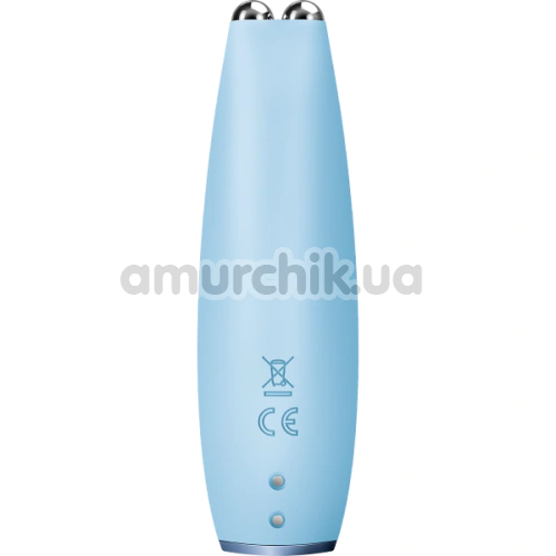 Микротоковая ручка для подтяжки кожи лица Geske MicroCurrent Face-Lift Pen 6 in 1, голубая